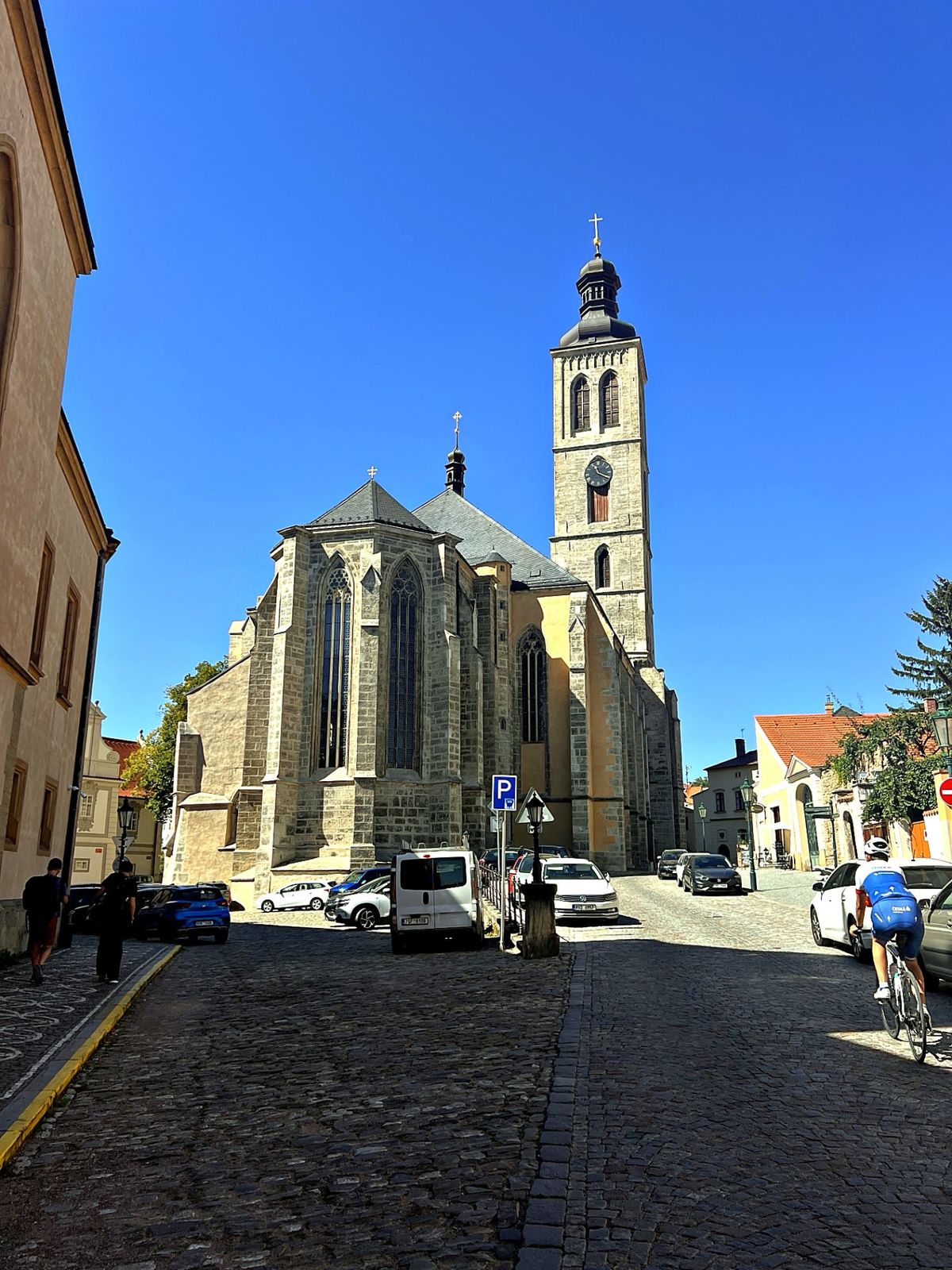 Gothic Church of St. James in the historic centre of Kutná Hora